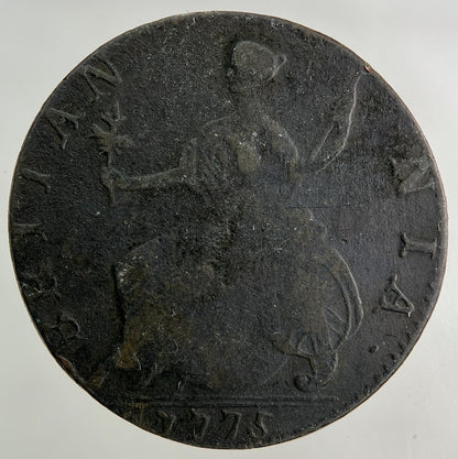 1775 George III 3rd Half-Penny Coin | Fine Collectable Grade