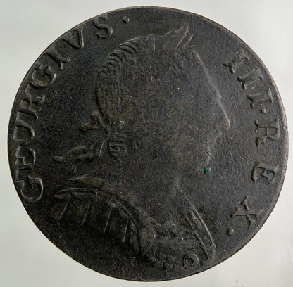 1775 George III 3rd Half-Penny Coin | Fine Collectable Grade