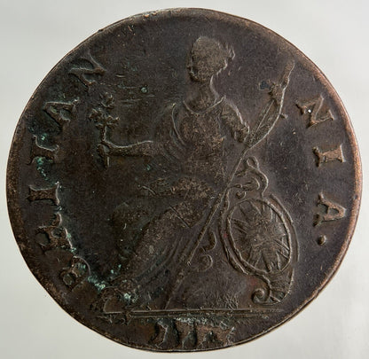 1775 George III 3rd Half-Penny Coin | Fine Collectable Grade