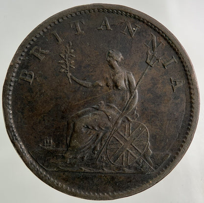 1807 George III 3rd Half-Penny Coin | Very High Grade