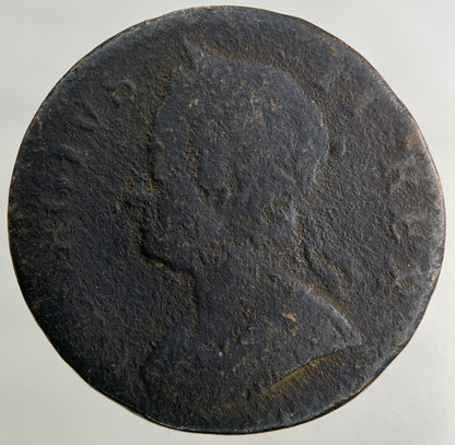 1749 George II 2nd Half-Penny Coin | Collectable Grade