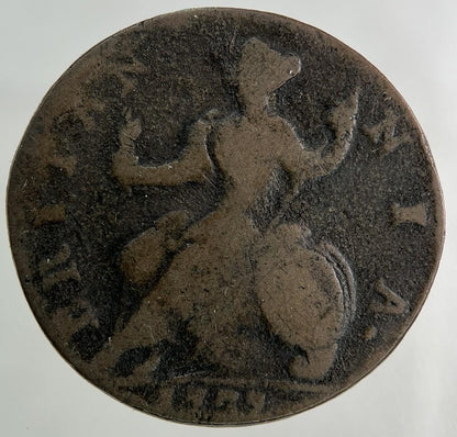 1731 George II 2nd Half-Penny Coin | Collectable Grade