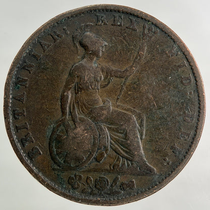 1831 William IV Half-Penny Coin | Collectable Grade