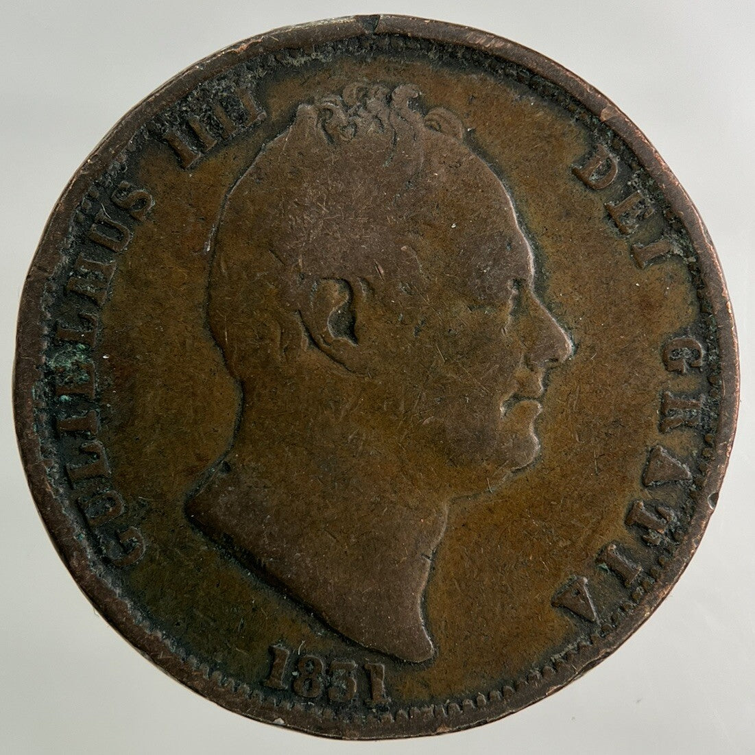 1831 William IV Half-Penny Coin | Collectable Grade