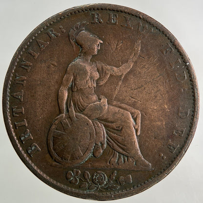 1834 William IV Half-Penny Coin | Collectable Grade