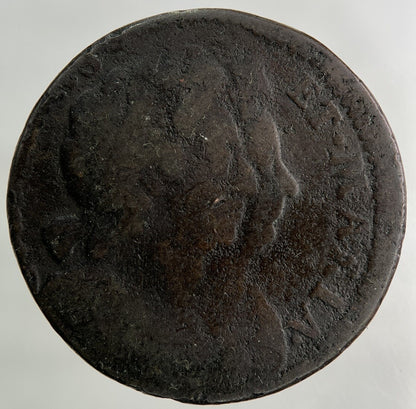 British William III 3rd & Mary Half-Penny Coin | Collectable Grade