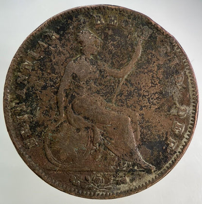 1855 Victoria One Penny Coin | Collectable Grade