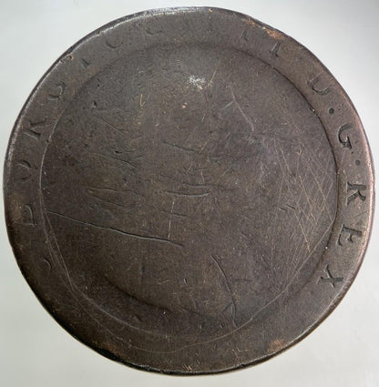 1797 George III 3rd Cartwheel One Penny Coin | Fair Grade