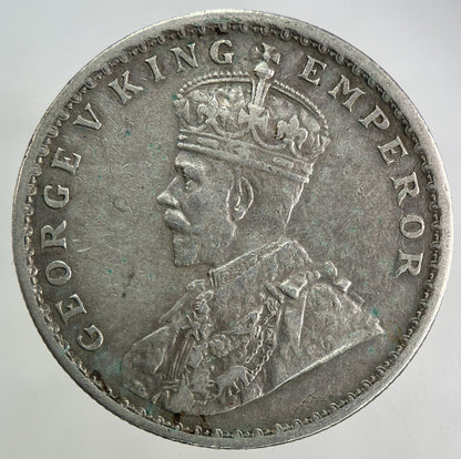 1913 India One Rupee Silver Coin | Fine Collectable Grade