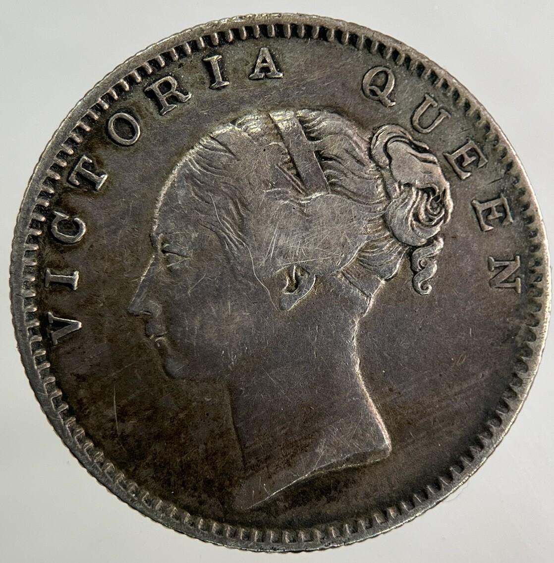 1840 East India Company Half Rupee Silver Coin | Fine Collectable Grade