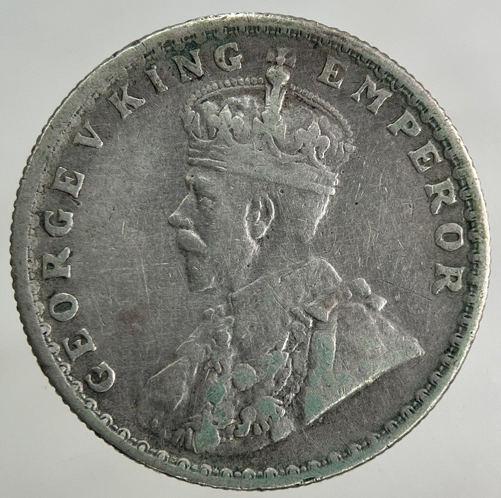 1917 India Half Rupee Silver Coin | Fine Collectable Grade