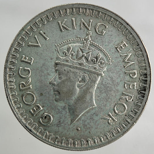 1944 India Half Rupee Silver Coin | Very High Grade