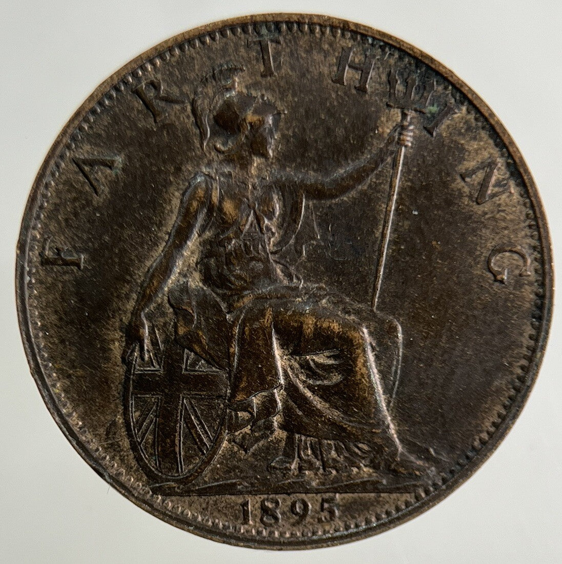 1895 Victoria Farthing Coin | Very High Grade