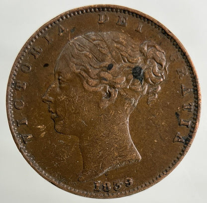1839 Victoria Farthing Coin | Very High Grade