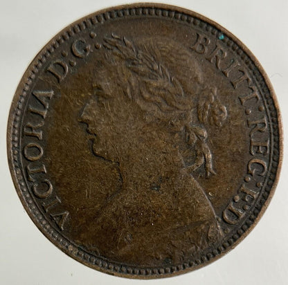 1874-H Victoria Farthing Coin | Fine Collectable Grade