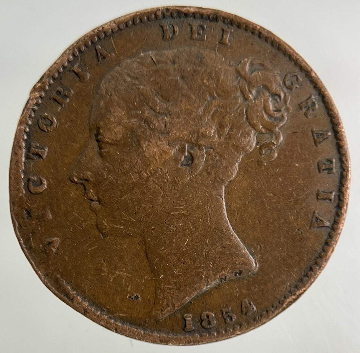 1854 Victoria Farthing Coin | Fine Collectable Grade