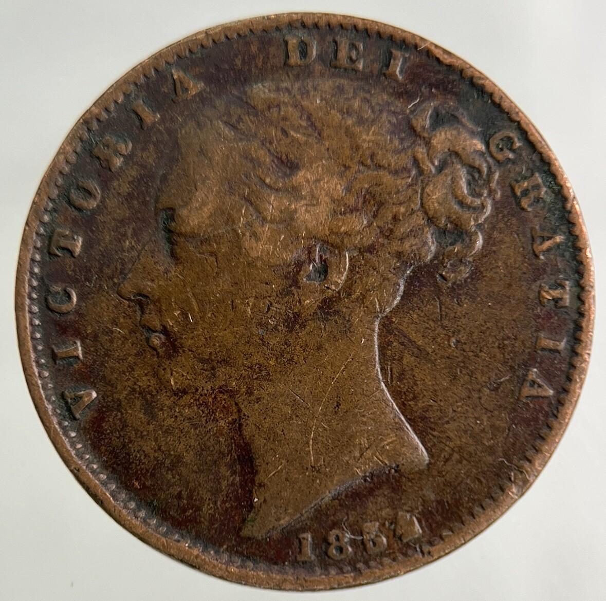 1854 Victoria Farthing Coin | Fine Collectable Grade