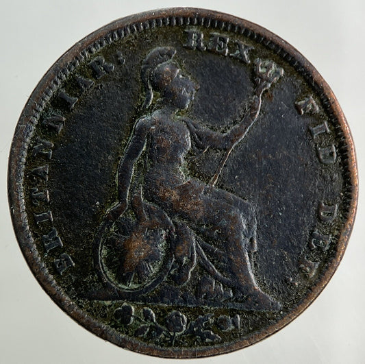 1828 Victoria Farthing Coin | Collectable Grade