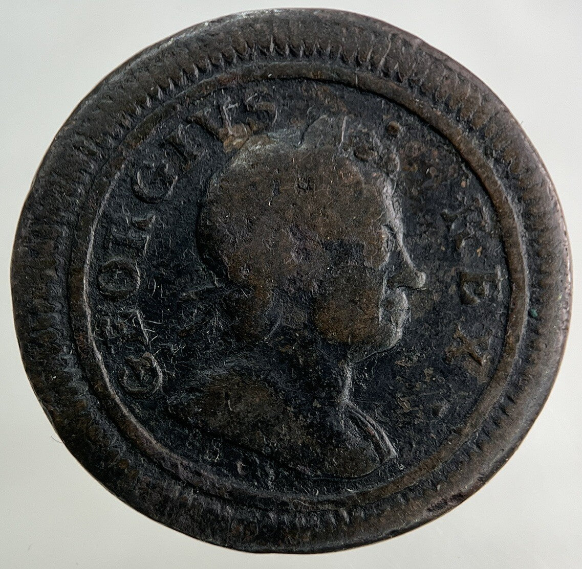 1719 George I 1st Farthing Coin | Fine Collectable Grade