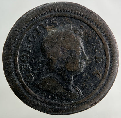 1719 George I 1st Farthing Coin | Fine Collectable Grade