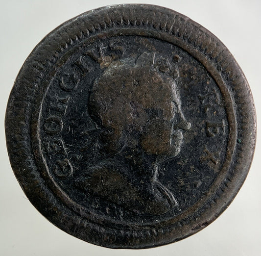 1719 George I 1st Farthing Coin | Fine Collectable Grade