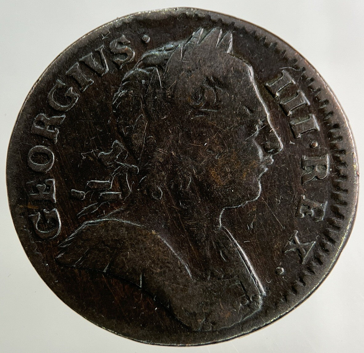 1774 George III 3rd Farthing Coin | Fine Collectable Grade