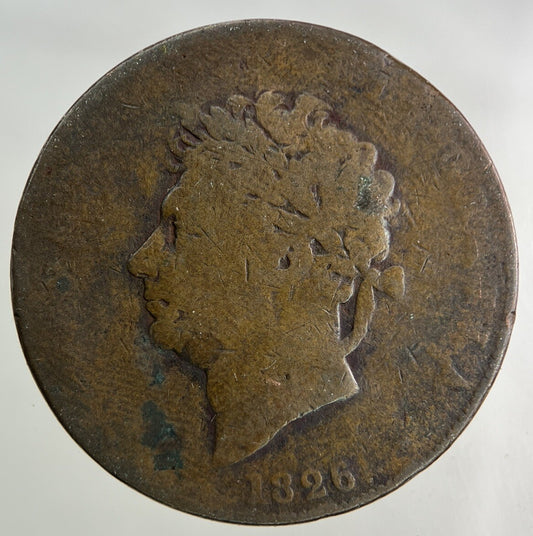 1826 George IV Half-Penny Coin | Collectable Grade
