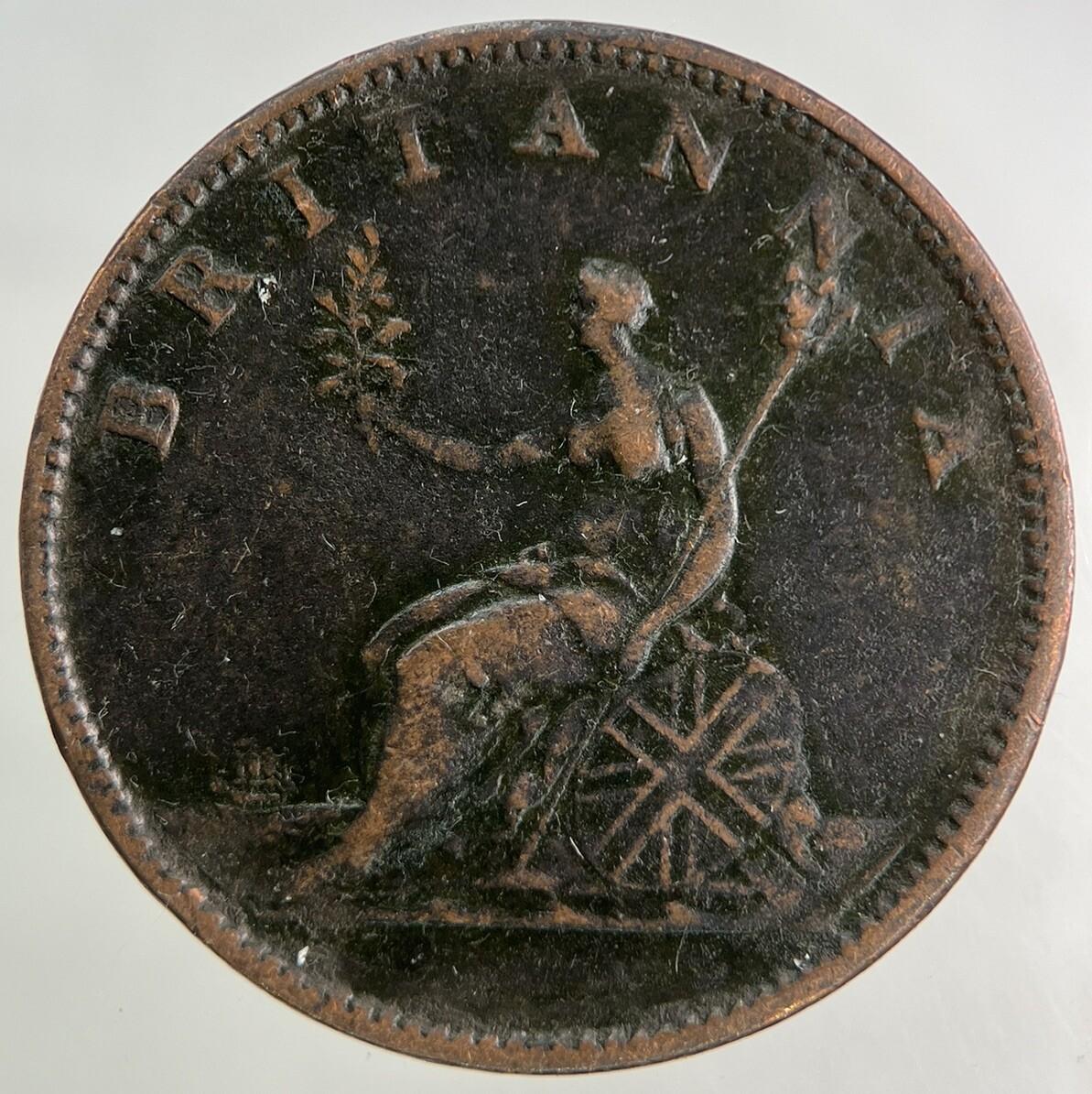 1806 George III 3rd Half-Penny Coin | Fine Collectable Grade