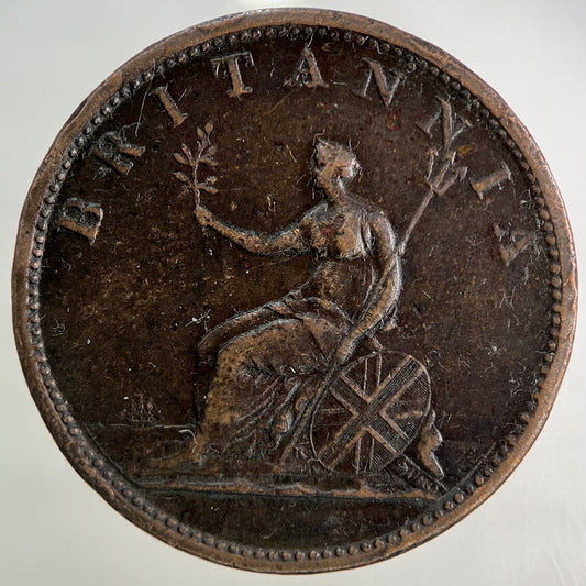 1806 George III 3rd Half-Penny Coin | Very High Grade