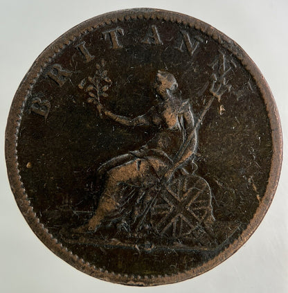 1807 George III 3rd Half-Penny Coin | Very High Grade