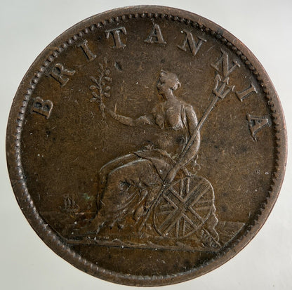 1807 George III 3rd Half-Penny Coin | Very High Grade