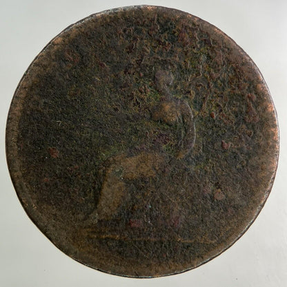 1807 George III 3rd Half-Penny Coin | Fair Grade