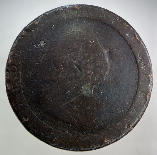 1797 George III 3rd Cartwheel One Penny Coin | Fair Grade