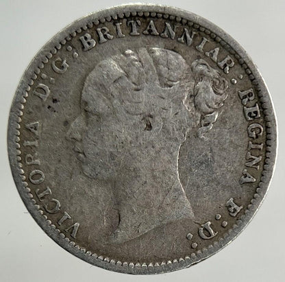1885 Victoria Threepence Silver Coin | Fine Collectable Grade