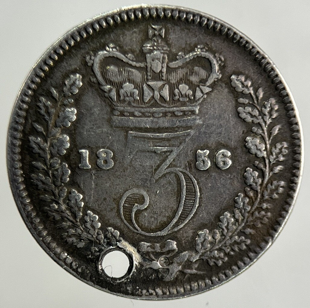 1856 Victoria Threepence Silver Coin | Very High Grade