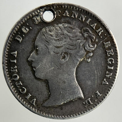 1856 Victoria Threepence Silver Coin | Very High Grade