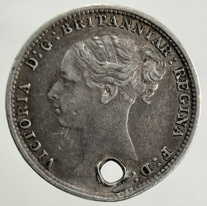 1885 Victoria Threepence Silver Coin | Very High Grade