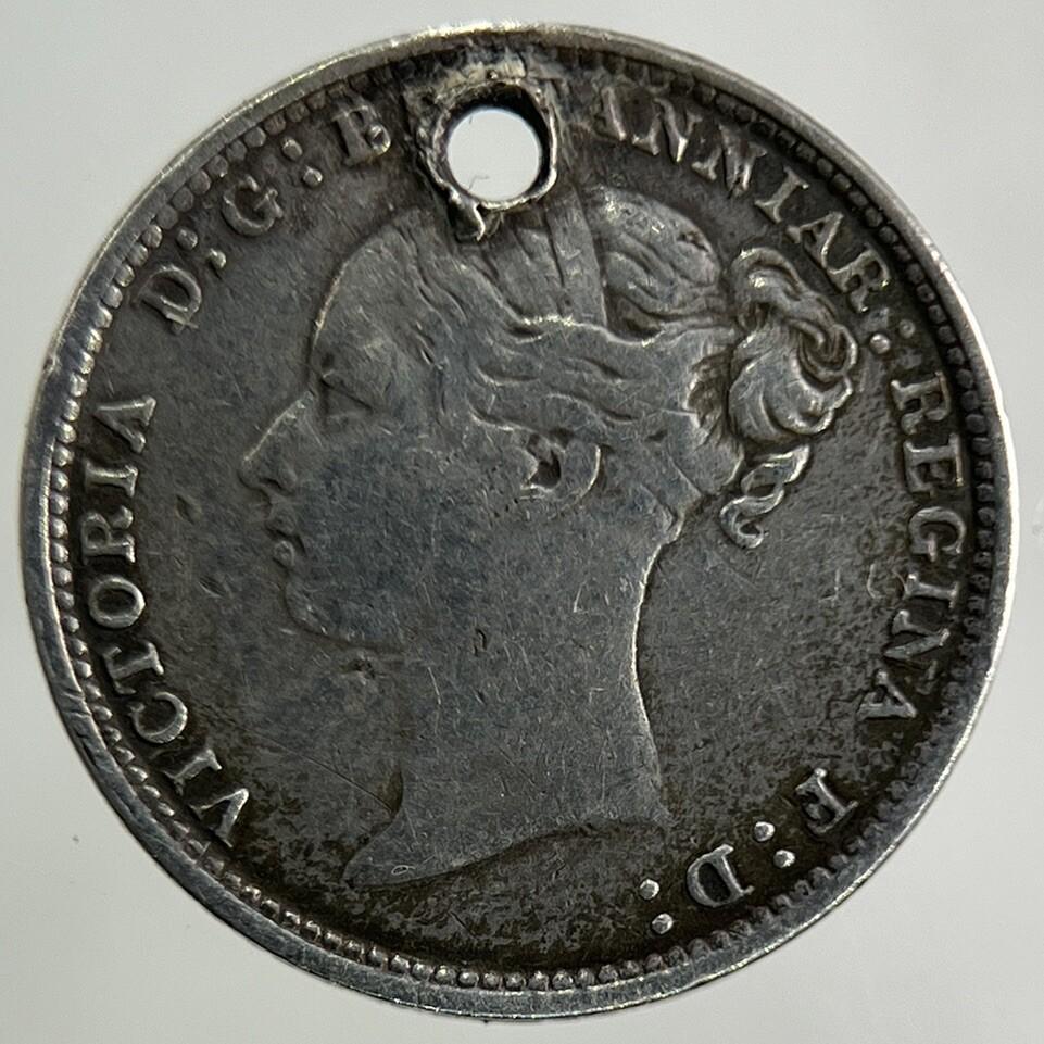 1881 Victoria Threepence Silver Coin | Very High Grade