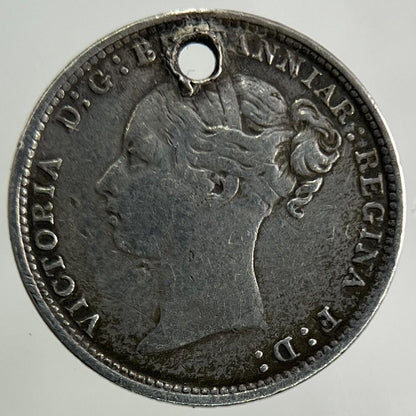 1881 Victoria Threepence Silver Coin | Very High Grade