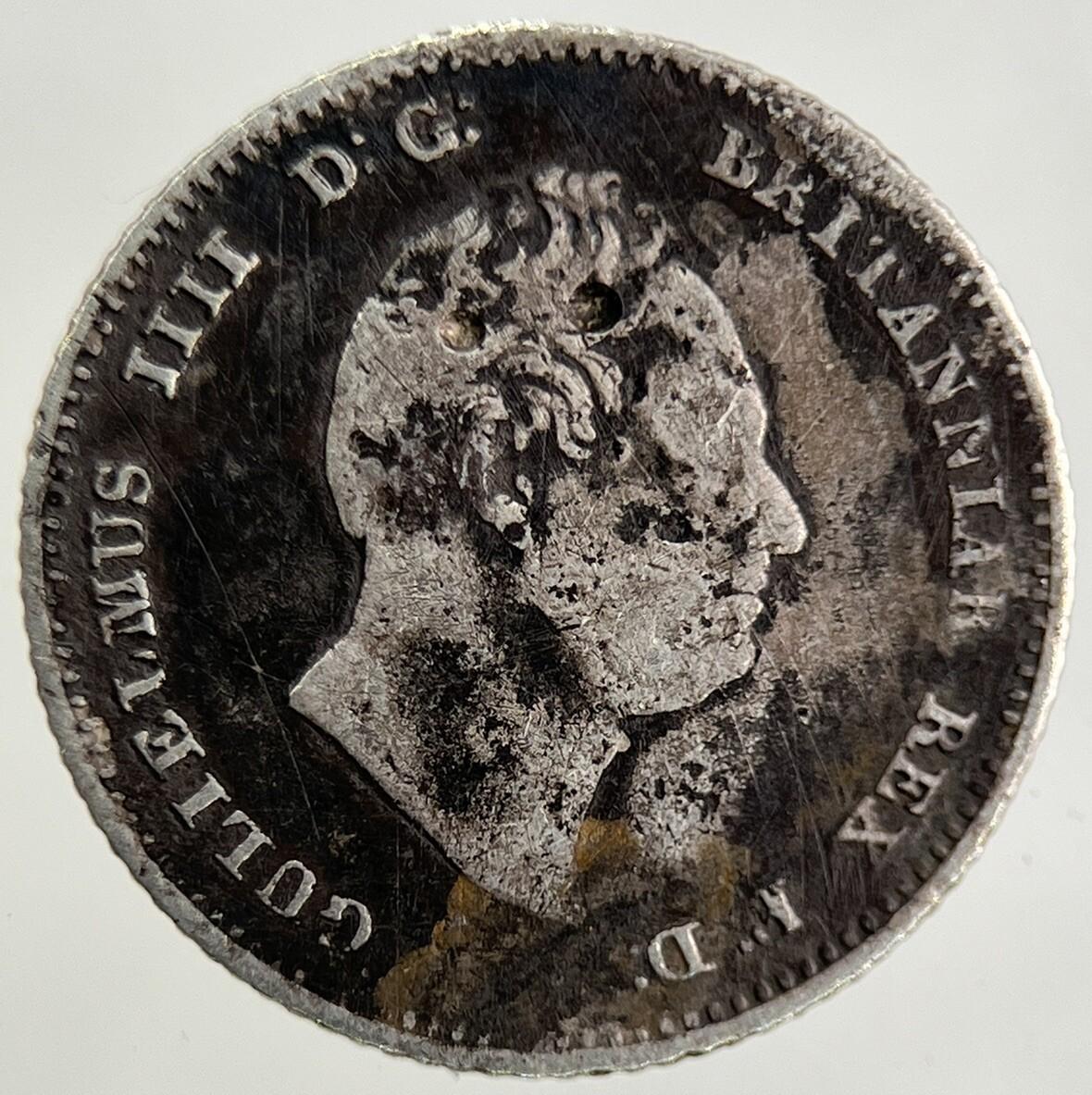 1836 William IV Groat Four-Pence Silver Coin | Fine Collectable Grade