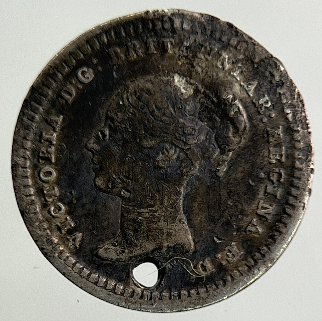 1843 Victoria Three Half Pence 1 1/2 Silver Coin | Collectable Grade