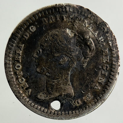 1843 Victoria Three Half Pence 1 1/2 Silver Coin | Collectable Grade