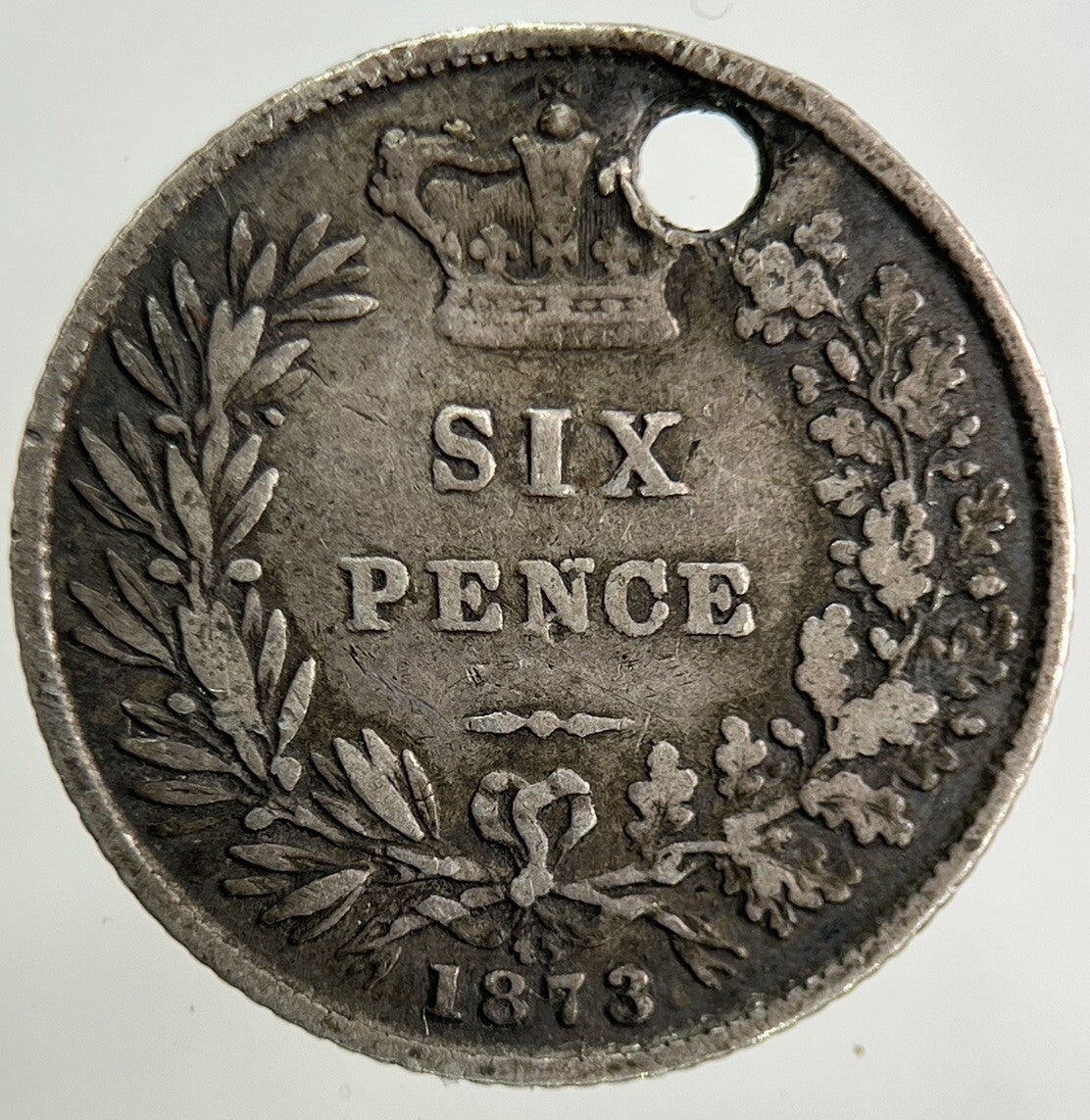 1873 Victoria Sixpence Silver Coin | Fine Collectable Grade