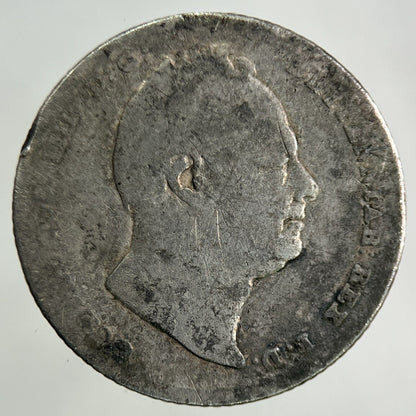 1837 William IV Sixpence Silver Coin | Fair Grade