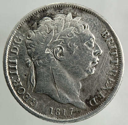 1817 George III 3rd Sixpence Silver Coin | Fine Collectable Grade