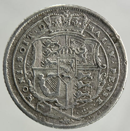 1817 George III 3rd Sixpence Silver Coin | Fine Collectable Grade