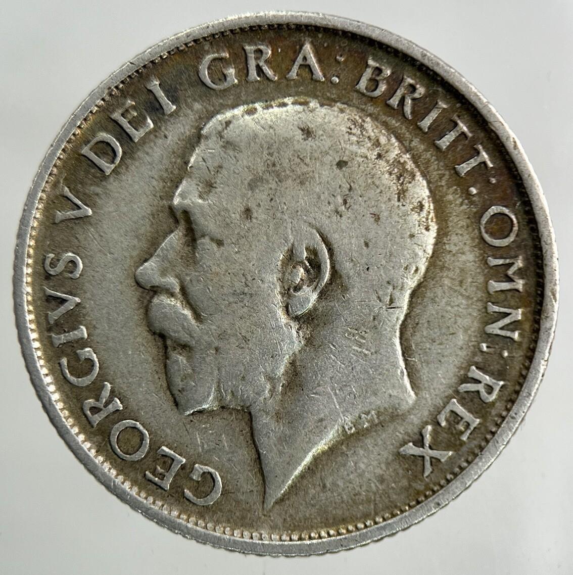 1914 George V Shilling Silver Coin | Fine Collectable Grade