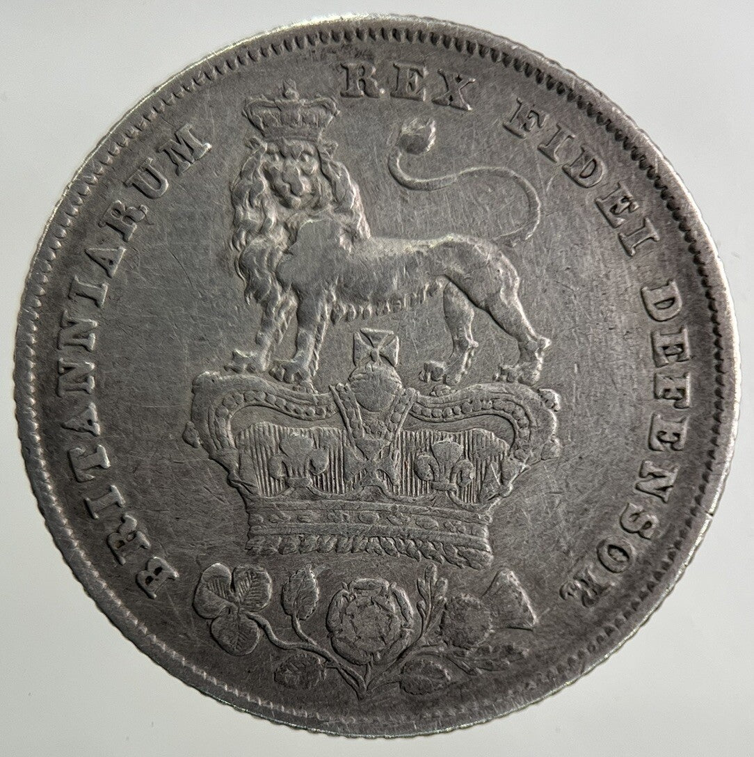 1826 George IV Shilling Silver Coin | Very High Grade