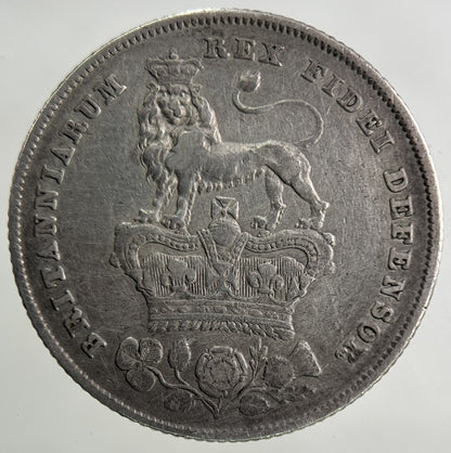 1826 George IV Shilling Silver Coin | Very High Grade