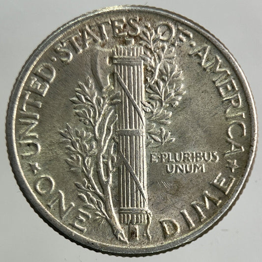 1944 US USA Mercury Dime Silver Coin | Very High Grade